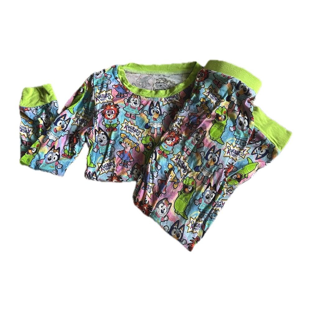 Bluey Rugrats Bamboo Pajama Set
